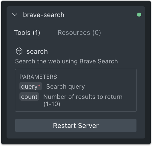 cline add a tool that...